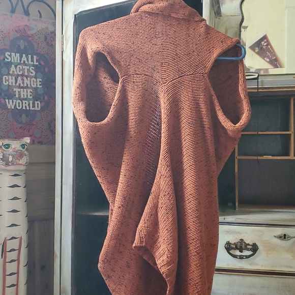 Anthropologie Moth cocoon sweater rust EUC - Picture 5 of 5